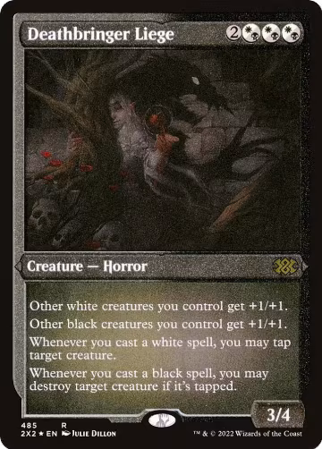 Deathbringer Liege (Foil Etched) (485), Double Masters 2022 — Magic card price