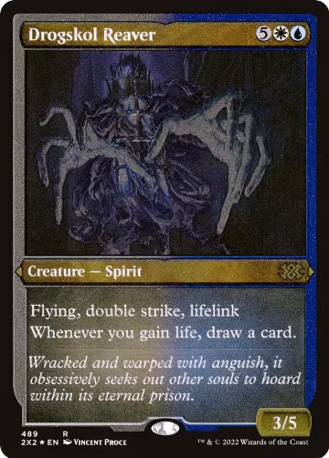 Drogskol Reaver (Foil Etched) (489), Double Masters 2022 — Magic card price