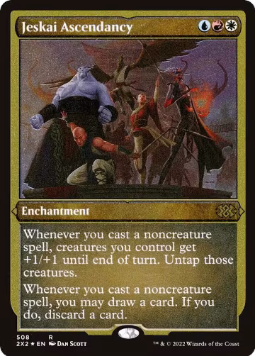Jeskai Ascendancy (Foil Etched) (508), Double Masters 2022 — Magic card price