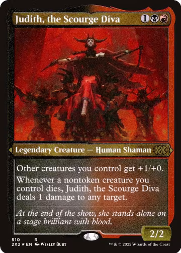 Judith, the Scourge Diva (Foil Etched) (510), Double Masters 2022 — Magic card price