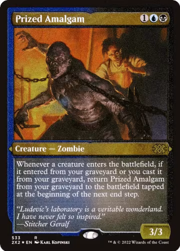 Prized Amalgam (Foil Etched) (533), Double Masters 2022 — Magic card price
