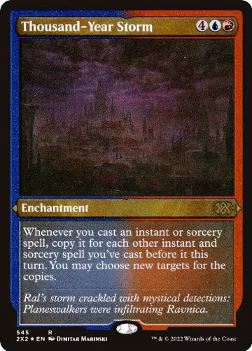 Thousand-Year Storm (Foil Etched) (545), Double Masters 2022 — Magic card price
