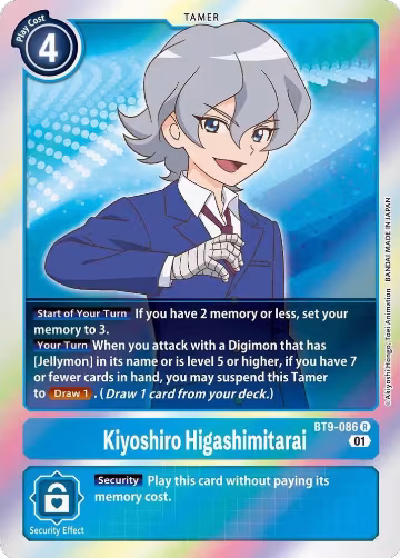Kiyoshiro Higashimitarai (BT9-086 R), X Record — Digimon card price