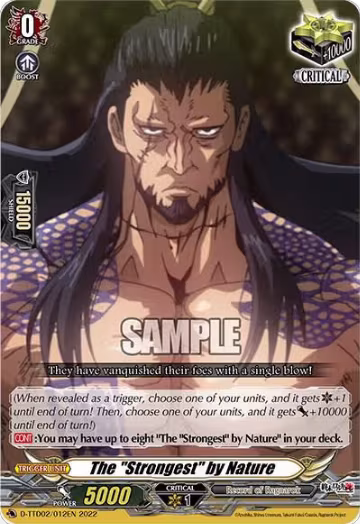 The "Strongest" by Nature (D-TTD02/012EN), D-TTD02: Record of Ragnarok — Vanguard card price