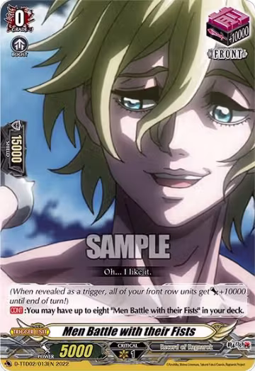 Men Battle with their Fists (D-TTD02/013EN), D-TTD02: Record of Ragnarok — Vanguard card price
