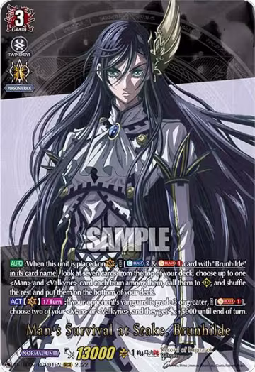 Man's Survival at Stake, Brunhilde (RGR) (D-TTD02/RGR01EN), D-TTD02: Record of Ragnarok — Vanguard card price