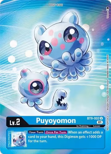 Puyoyomon (Box Topper) (BT9-002 U), X Record — Digimon card price