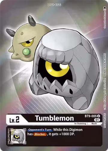 Tumblemon (Box Topper) (BT9-005 U), X Record — Digimon card price