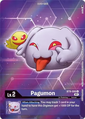 Pagumon (Box Topper) (BT9-006 U), X Record — Digimon card price