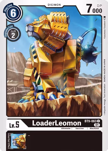 LoaderLeomon (BT9-063 C), X Record — Digimon card price