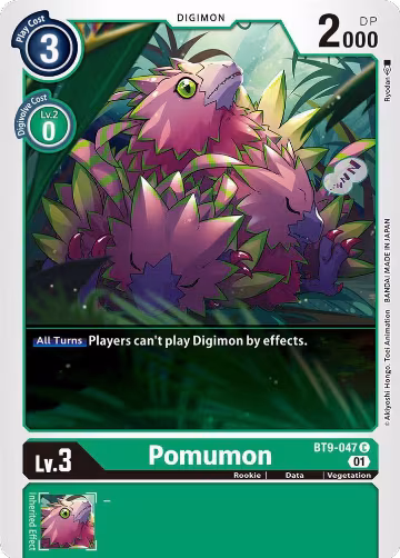 Pomumon (BT9-047 C), X Record — Digimon card price