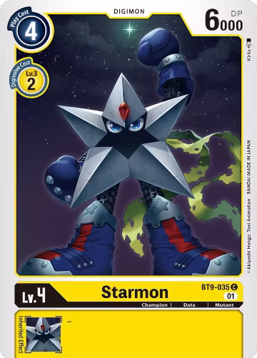 Starmon (BT9-035 C), X Record — Digimon card price