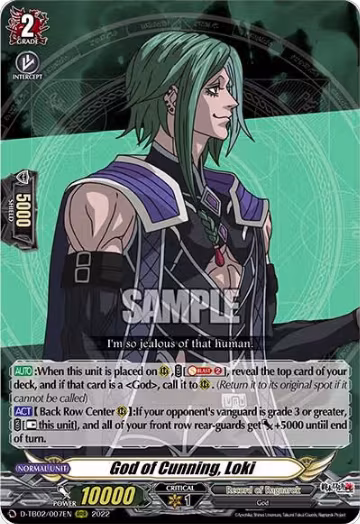 God of Cunning, Loki (D-TB02/007EN), D-TB02: Record of Ragnarok — Vanguard card price