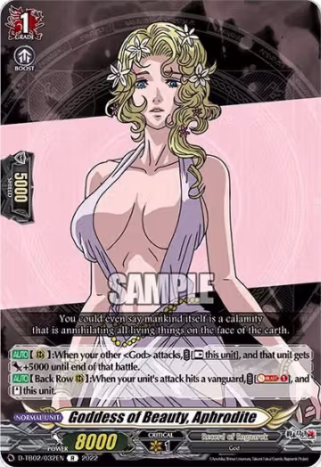 Goddess of Beauty, Aphrodite (D-TB02/032EN), D-TB02: Record of Ragnarok — Vanguard card price