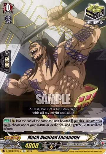 Much Awaited Encounter (38) (D-TB02/038EN), D-TB02: Record of Ragnarok — Vanguard card price