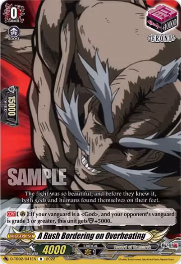 A Rush Bordering on Overheating (41) (D-TB02/041EN), D-TB02: Record of Ragnarok — Vanguard card price