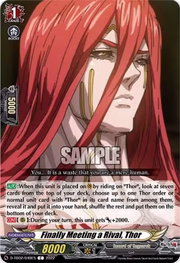 Finally Meeting a Rival, Thor (D-TB02/048EN), D-TB02: Record of Ragnarok — Vanguard card price