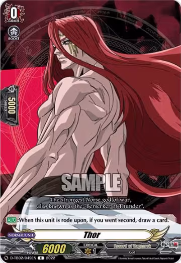 Thor (D-TB02/049EN), D-TB02: Record of Ragnarok — Vanguard card price
