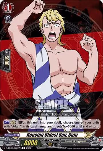 Rousing Oldest Son, Cain (D-TB02/061EN), D-TB02: Record of Ragnarok — Vanguard card price