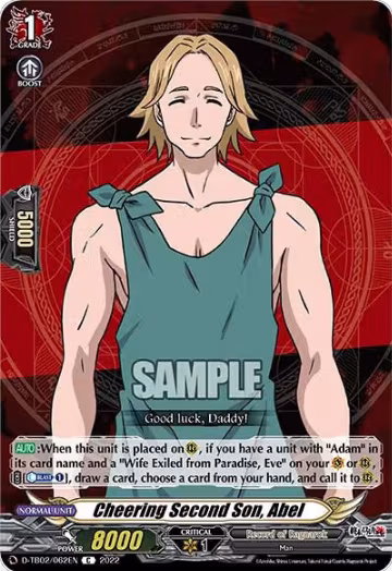 Cheering Second Son, Abel (D-TB02/062EN), D-TB02: Record of Ragnarok — Vanguard card price