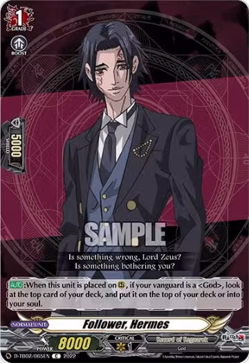 Follower, Hermes (D-TB02/065EN), D-TB02: Record of Ragnarok — Vanguard card price