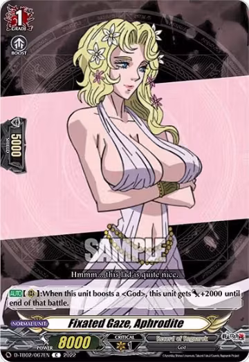 Fixated Gaze, Aphrodite (D-TB02/067EN), D-TB02: Record of Ragnarok — Vanguard card price