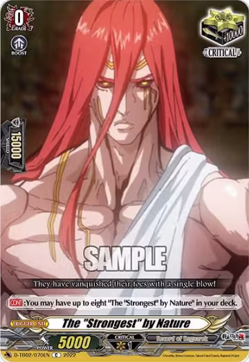 The "Strongest" by Nature (D-TB02/070EN), D-TB02: Record of Ragnarok — Vanguard card price