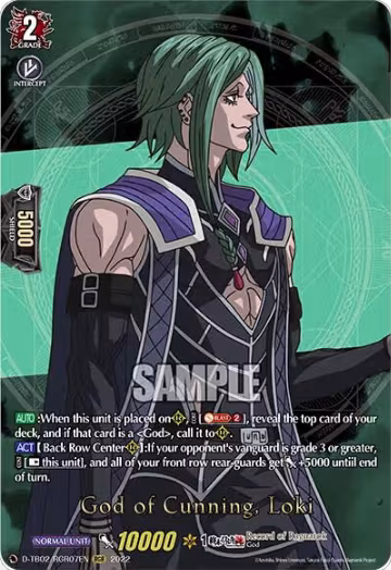 God of Cunning, Loki (RGR) (D-TB02/RGR07EN), D-TB02: Record of Ragnarok — Vanguard card price
