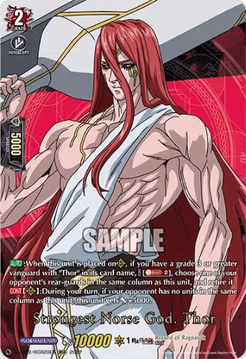 Strongest Norse God, Thor (RGR) (D-TB02/RGR20EN), D-TB02: Record of Ragnarok — Vanguard card price