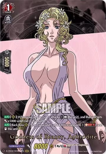 Goddess of Beauty, Aphrodite (RGR) (D-TB02/RGR32EN), D-TB02: Record of Ragnarok — Vanguard card price