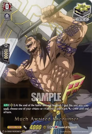 Much Awaited Encounter (RGR) (38) (D-TB02/RGR38EN), D-TB02: Record of Ragnarok — Vanguard card price