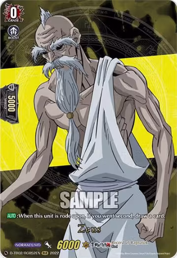Zeus (RGR) (D-TB02/RGR52EN), D-TB02: Record of Ragnarok — Vanguard card price