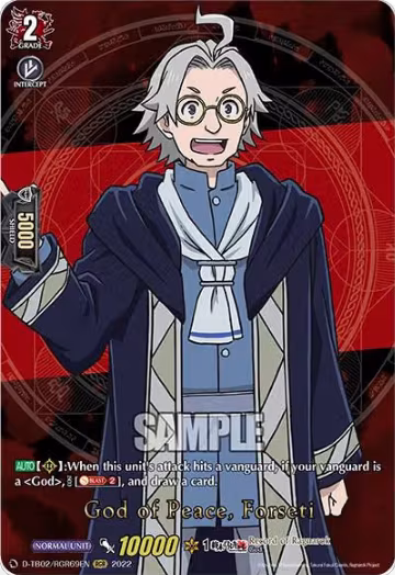 God of Peace, Forseti (RGR) (D-TB02/RGR69EN), D-TB02: Record of Ragnarok — Vanguard card price