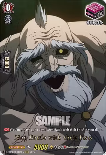 Men Battle with their Fists (RGR) (D-TB02/RGR71EN), D-TB02: Record of Ragnarok — Vanguard card price