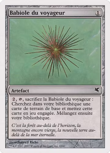 Wayfarer's Bauble (French) - "Babiole du voyageur" (D43) (D43), Magic Encyclopedia 2005 (Salvat/Hachette) — Magic card price