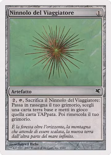 Wayfarer's Bauble (Italian) - "Ninnolo del Viaggiatore" (D43) (D43), Magic Encyclopedia 2005 (Salvat/Hachette) — Magic card price