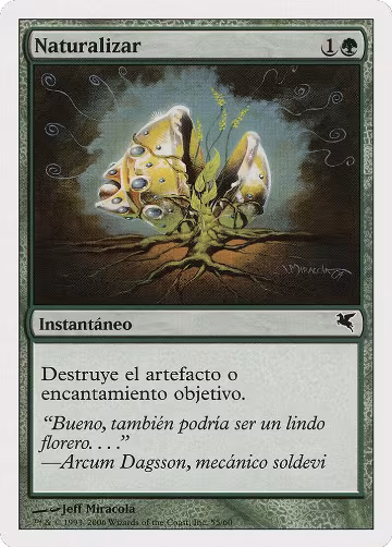 Naturalize (Spanish) - "Naturalizar" (D55), Magic Encyclopedia 2005 (Salvat/Hachette) — Magic card price