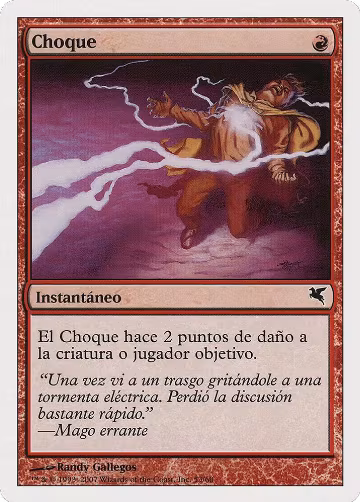 Shock (Spanish) - "Choque" (I53), Magic Encyclopedia 2005 (Salvat/Hachette) — Magic card price