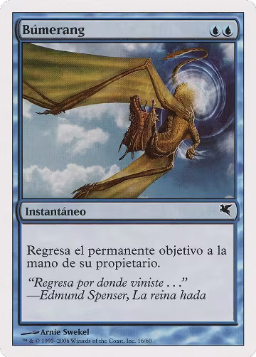 Boomerang (Spanish) - "Búmerang" (H16), Magic Encyclopedia 2005 (Salvat/Hachette) — Magic card price