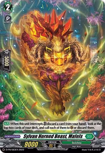 Sylvan Horned Beast, Mafels (Foil) (D-PR/083EN), D Promo Cards — Vanguard card price