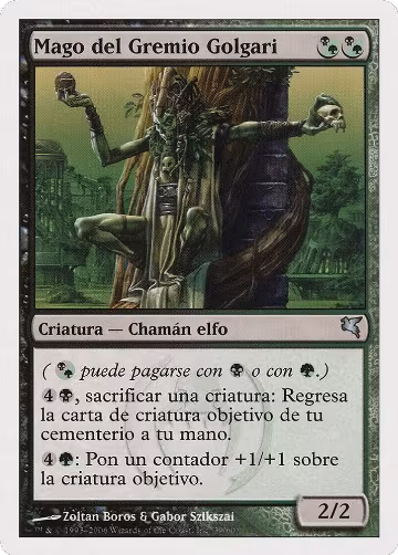 Golgari Guildmage (Spanish) - "Mago del Gremio Golgari" (F39) (F39), Magic Encyclopedia 2005 (Salvat/Hachette) — Magic card price