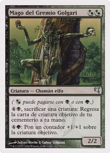 Golgari Guildmage (Spanish) - "Mago del Gremio Golgari" (B50) (B50), Magic Encyclopedia 2005 (Salvat/Hachette) — Magic card price