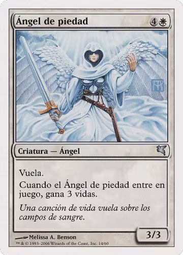 Angel of Mercy (Spanish) - "Ángel de piedad" (G14), Magic Encyclopedia 2005 (Salvat/Hachette) — Magic card price