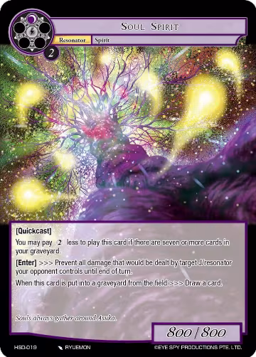 Soul Spirit (HSD-019), Hero Cluster Starter Decks — Force of Will card price
