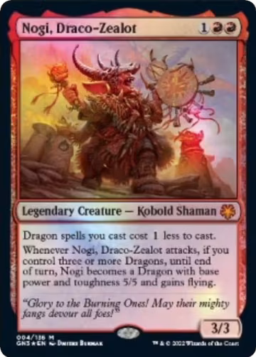 Nogi, Draco-Zealot (4), Magic Game Night: Free-For-All — Magic card price