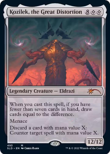 Kozilek, the Great Distortion (493), Secret Lair Drop Series — Magic card price