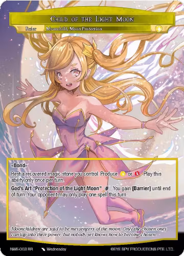 Child of the Light Moon (NWE-003 RR), A New World Emerges — Force of Will card price