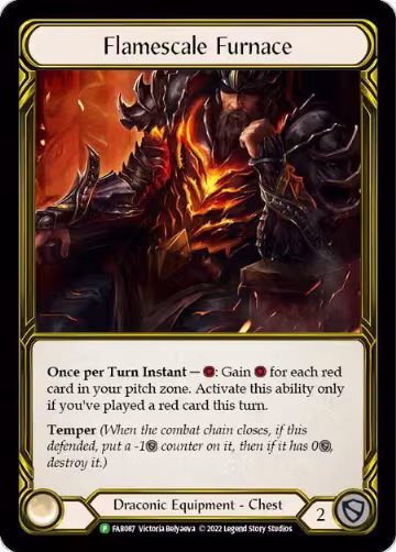 Flamescale Furnace (Golden) (FAB087), Flesh and Blood: Promo Cards — Flesh & Blood card price
