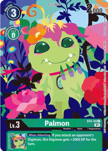 Palmon (Tamer's Card Set 2 Floral Fun) (ST4-04 C), Starter Deck 04: Giga Green — Digimon card price