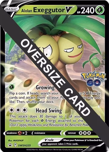 Alolan Exeggutor V - SWSH225 (SWSH225), Jumbo Cards — Pokémon card price